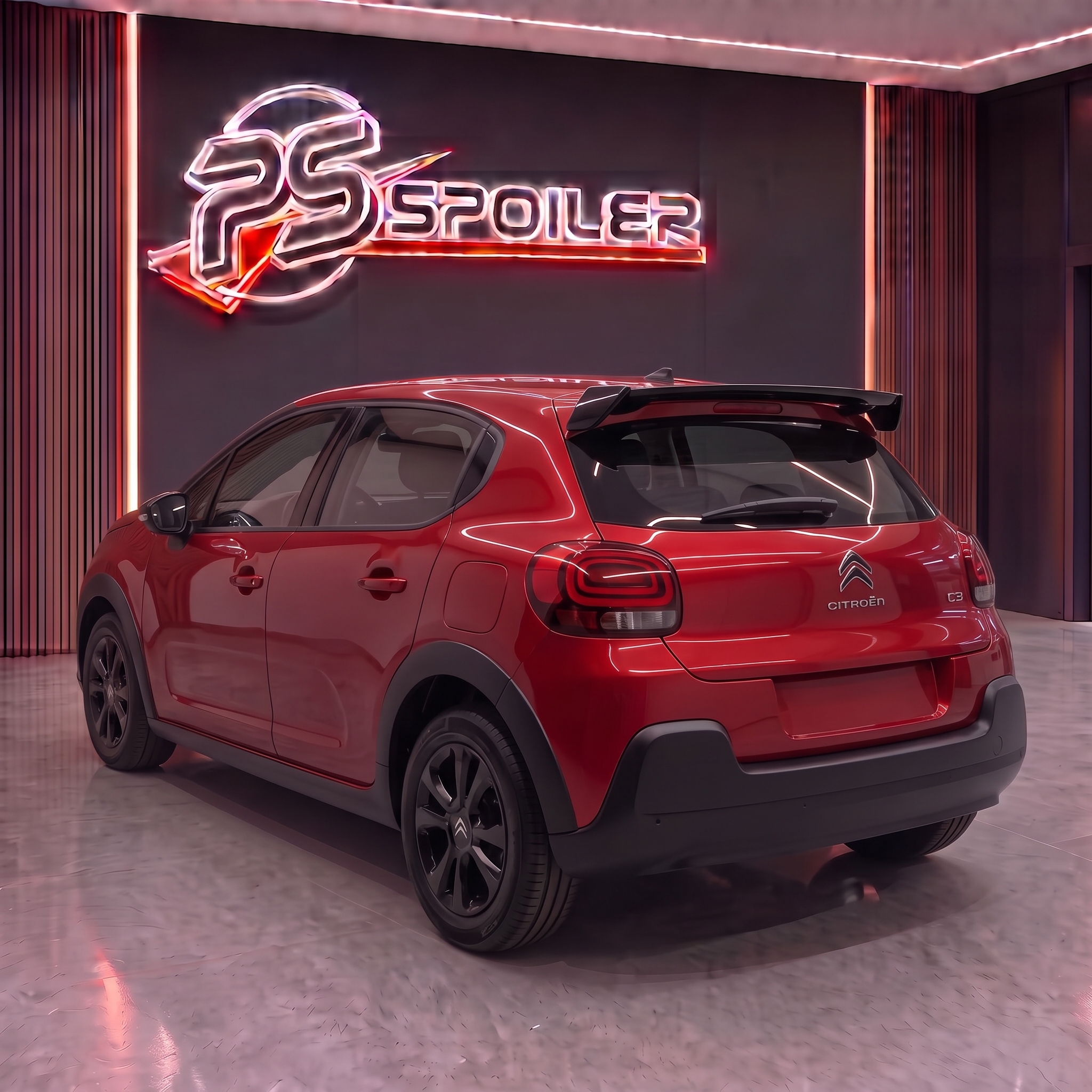 2017 - 2024 Citroen C3 Universal Style - Spoiler