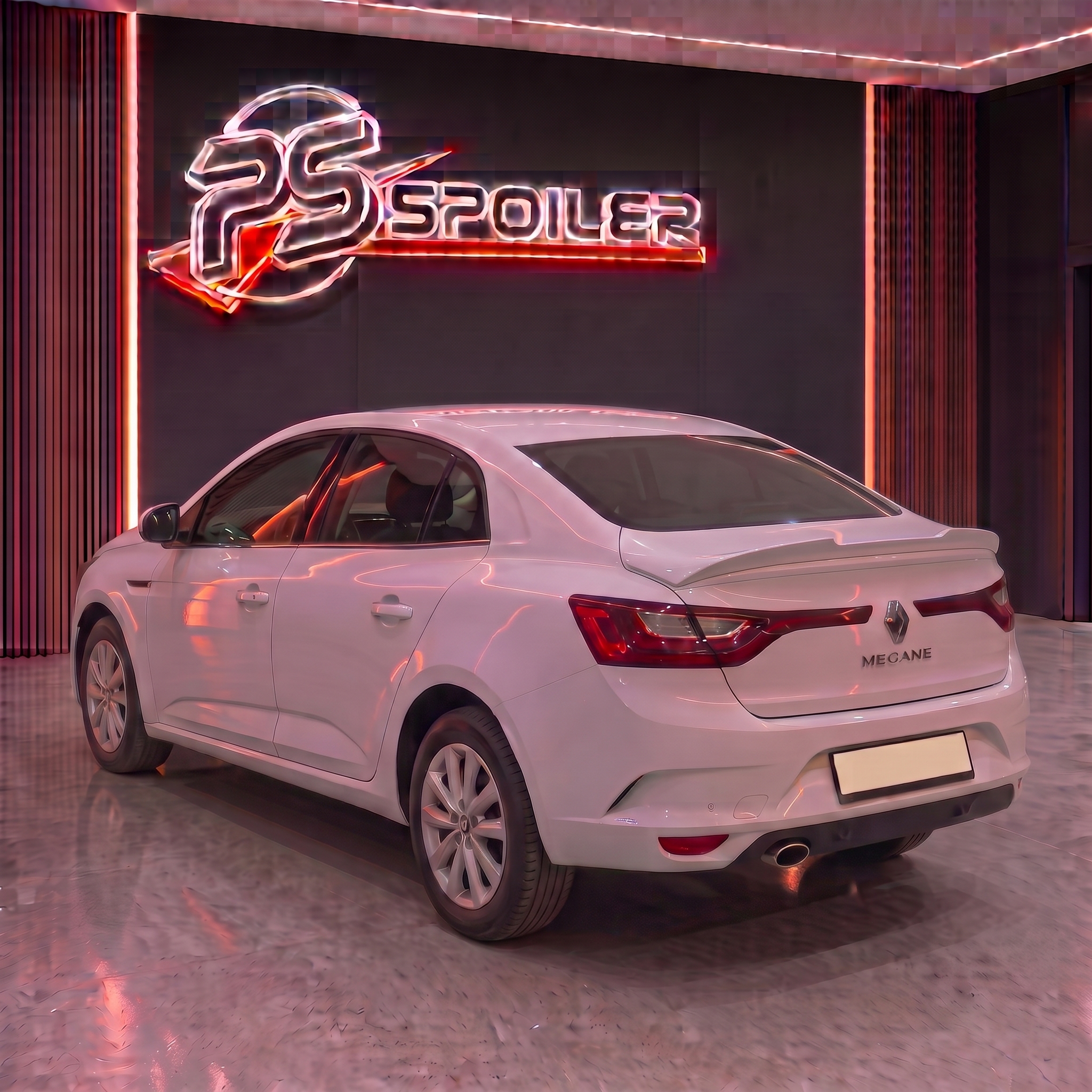 2012 - 2026 Megane 4 Sedan - M4 Style - Spoiler