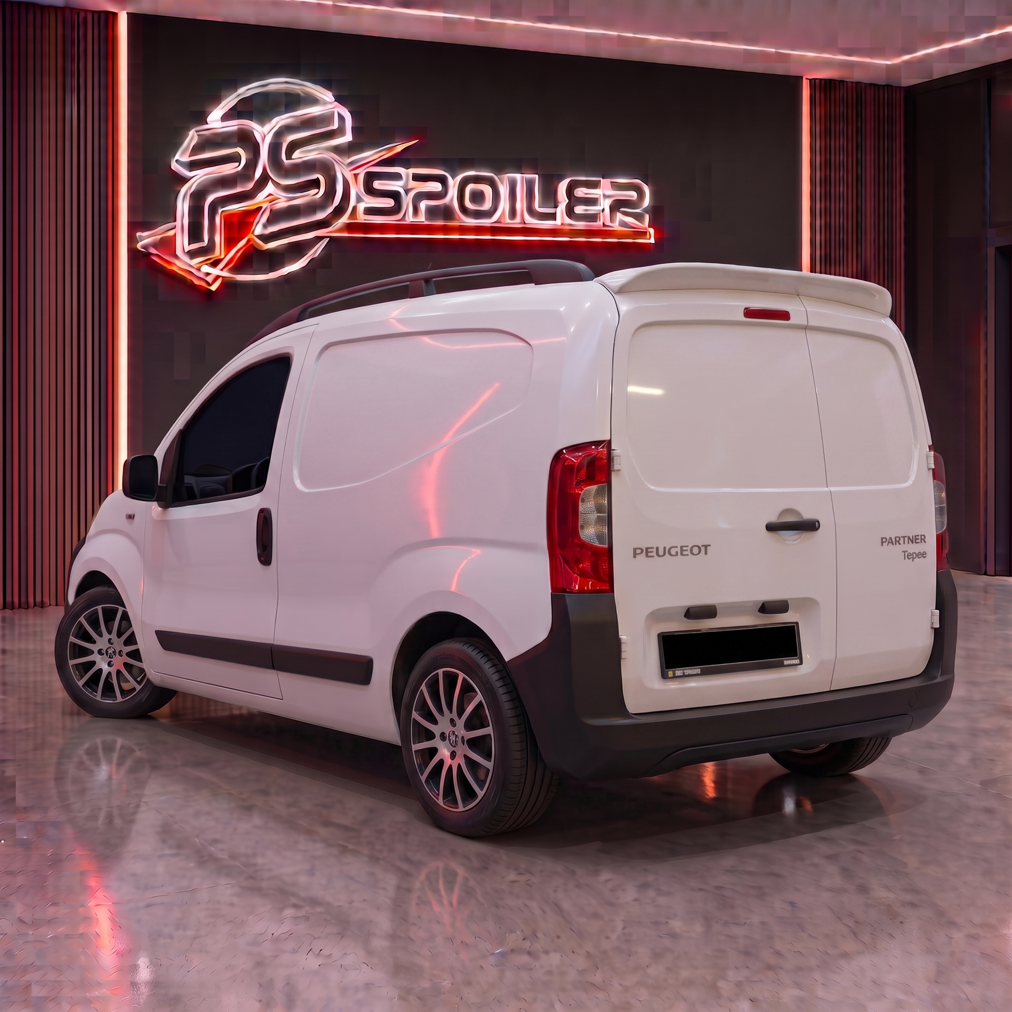 2009 - 2026 Partner ve Rifter Cift Bagaj Kapağı Sport Style - Bagaj Üstü Spoiler