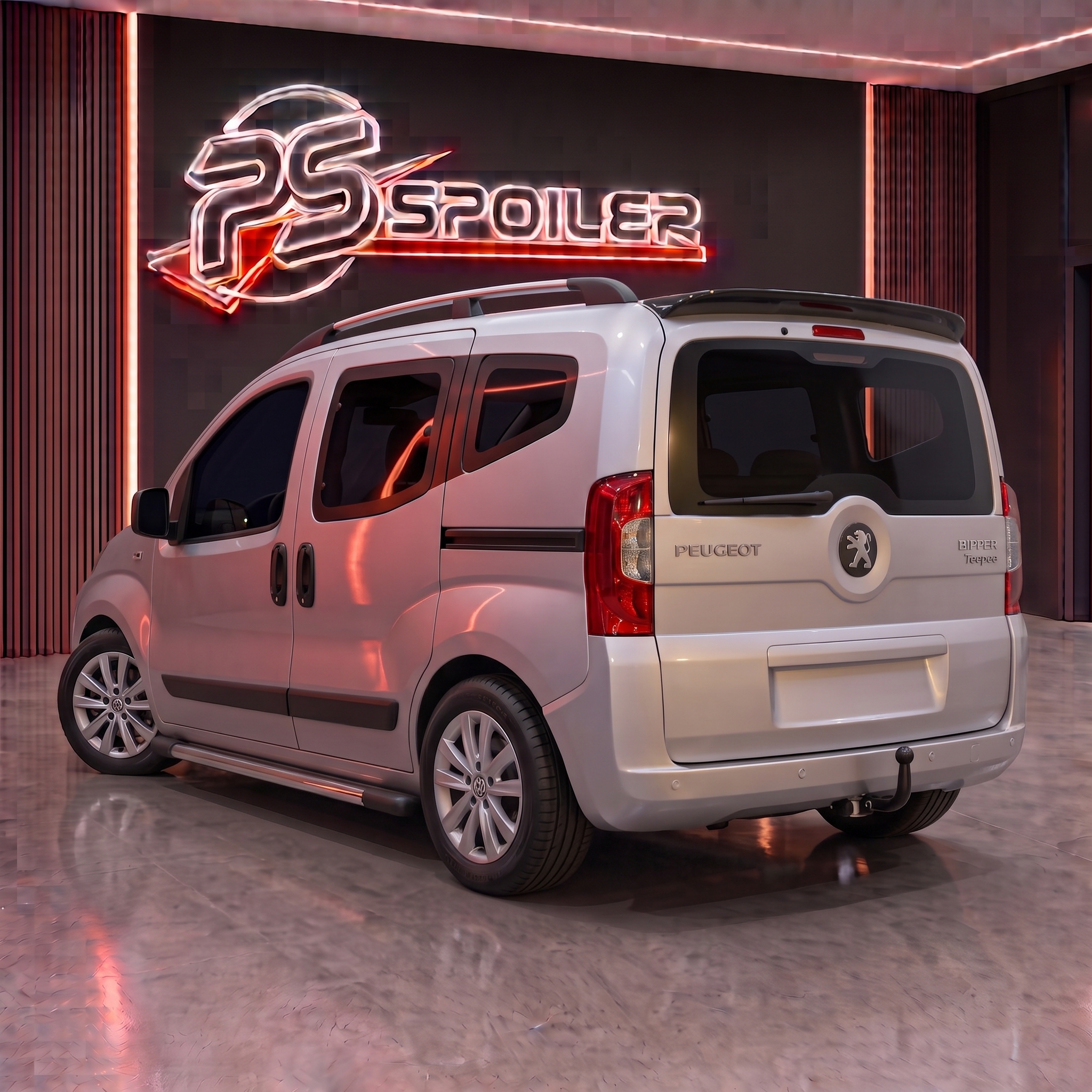 2009 - 2026 Partner ve Rifter Tek Bagaj Kapağı Sport Style - Bagaj Üstü Spoiler