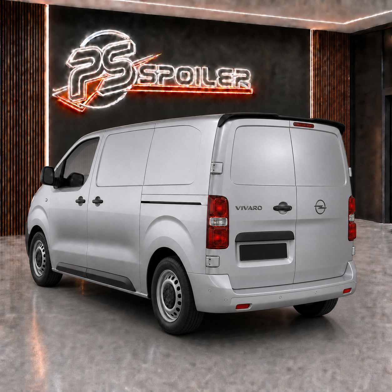 2021 - 2026 Vivaro çift Bagaj Kapağı Ps Style - Bagaj Üstü Spoiler