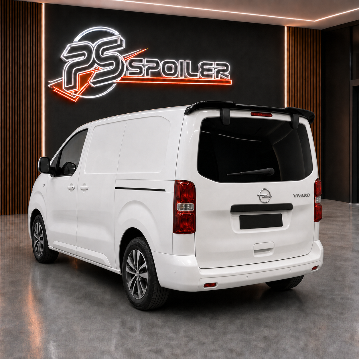 2021 - 2026 Vivaro Tek Bagaj Kapağı Ps Style - Bagaj Üstü Spoiler